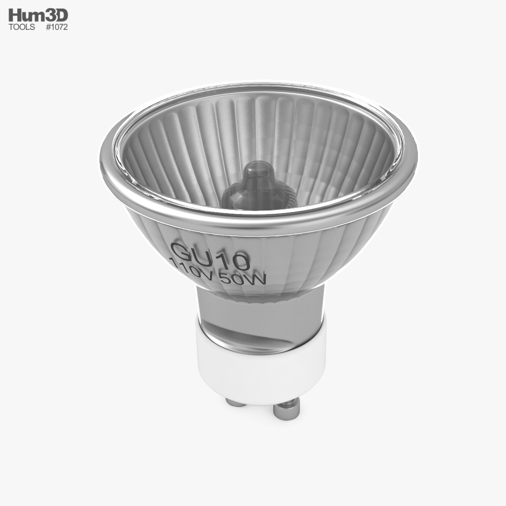 Halogen Light Bulb 3D model