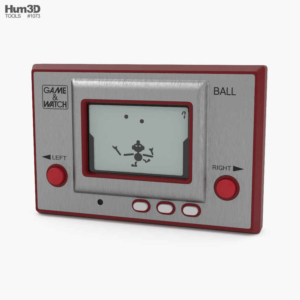 Nintendo Game And Watch Modelo 3d