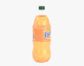 Пляшка Fanta 2 літри 3D модель