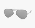 Gafas de sol de aviador Modelo 3D