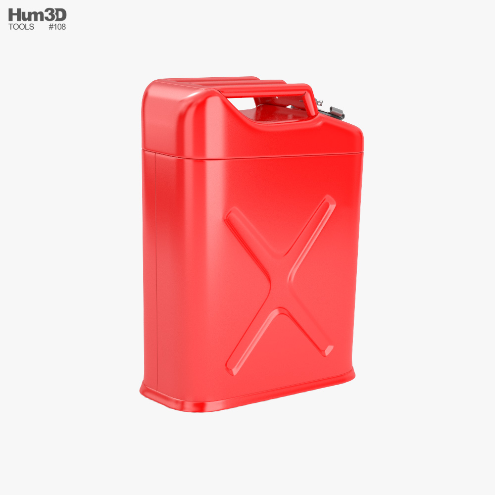 5 Gallon Jerry Gas Fuel Can 3d model