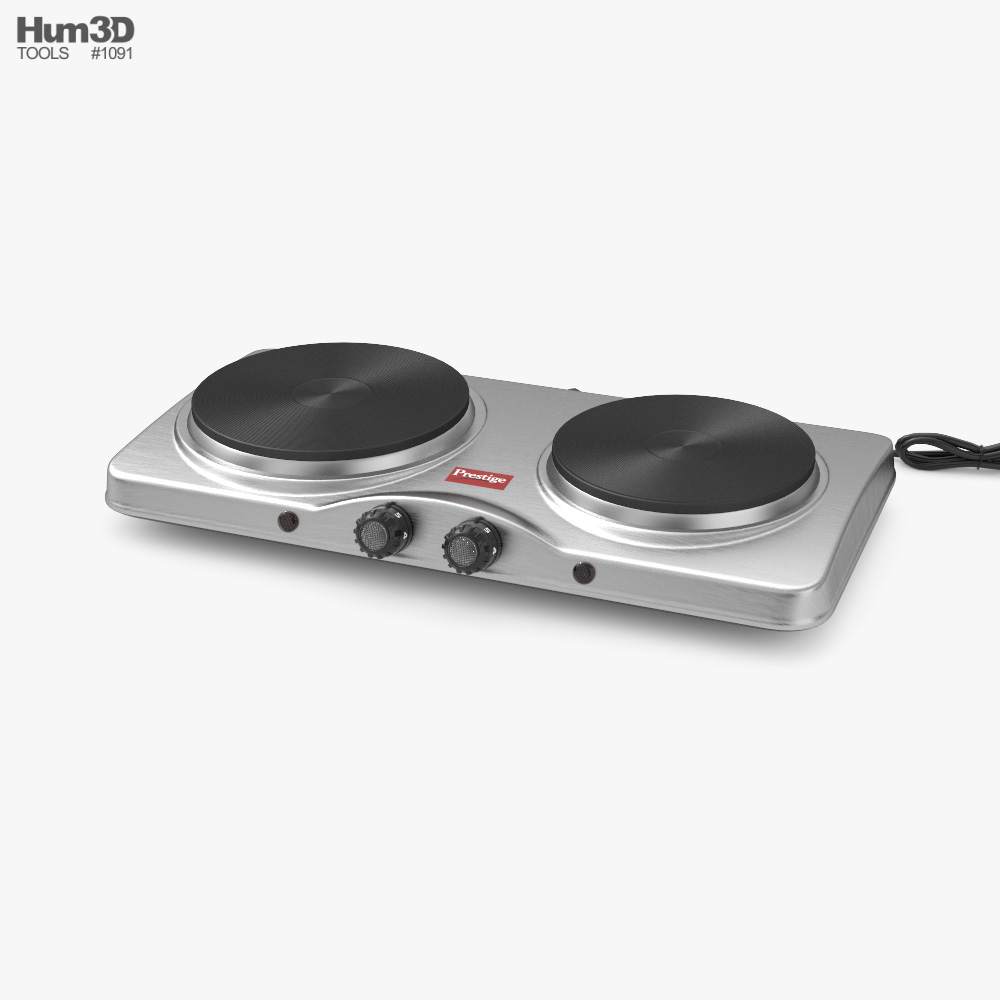 Electric Stove Double 3D model