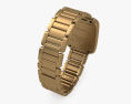 Cartier 18K Yellow Gold 23mm Small Tank Anglaise Quartz Watch 3d model