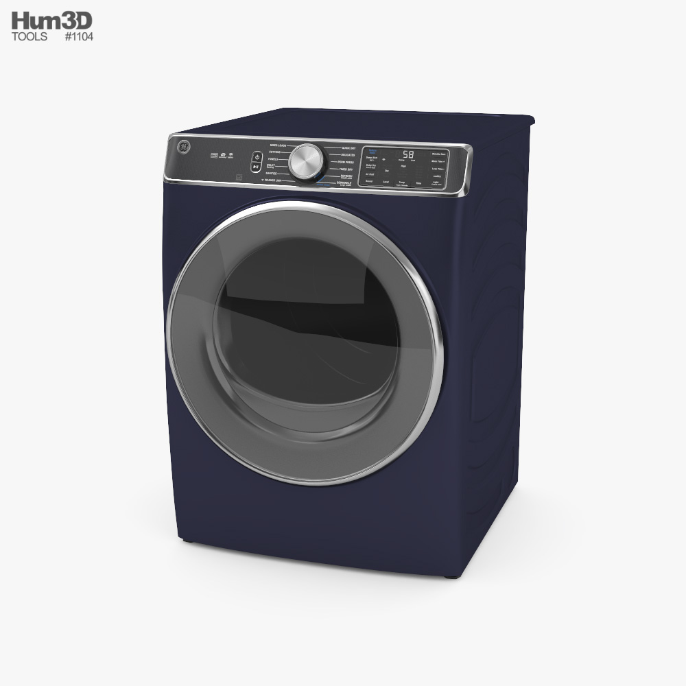 GE GFD85ESMNRS Dryer 3D-Modell