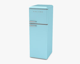Galanz Ретро холодильник 3D модель
