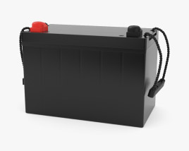 Car Battery With Handles 3D model