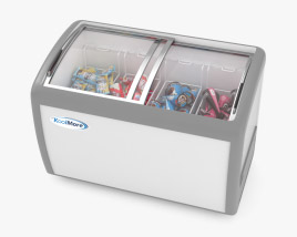 Congelador de Sorvetes Modelo 3d