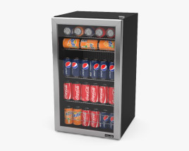 Small Refrigerator Display 3D модель