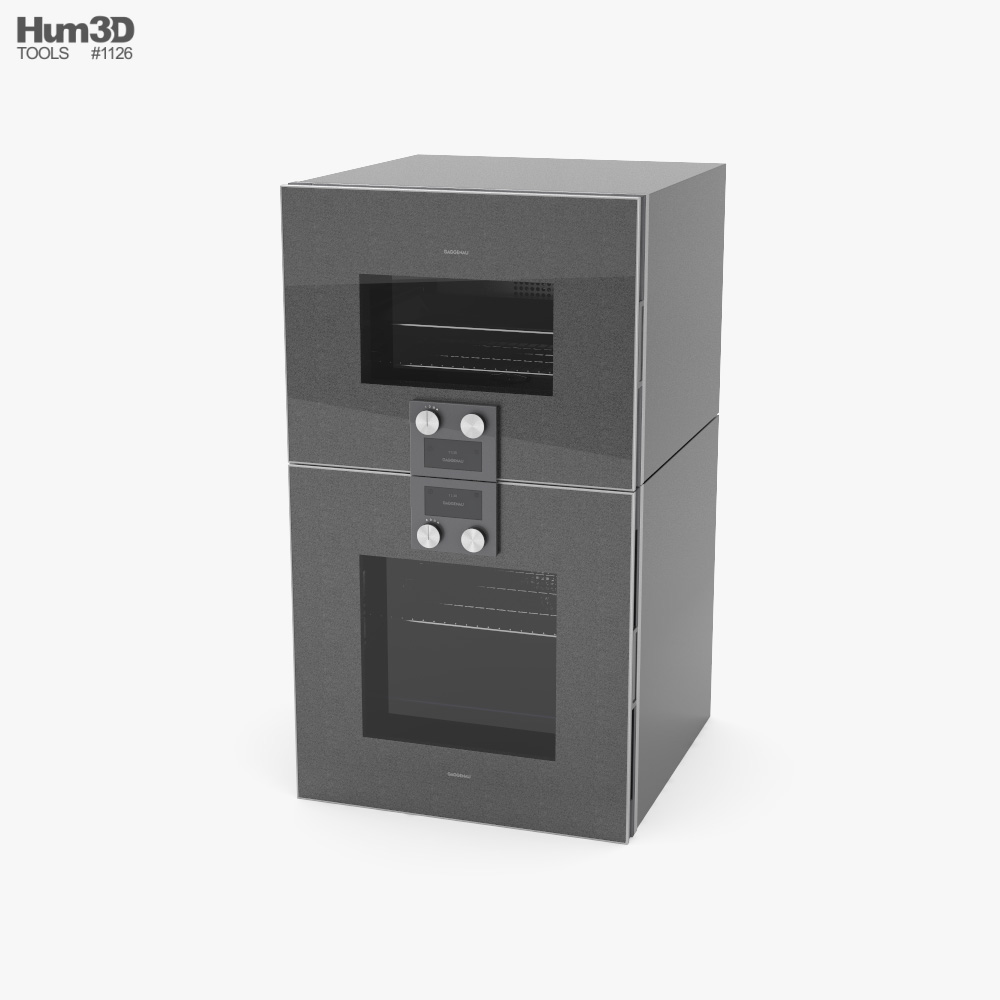 Gaggenau Oven And Microwave 3D model