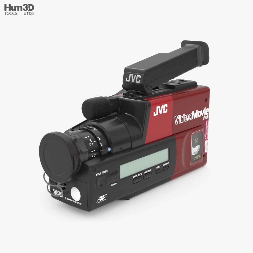 JVC VideoMovie Camcorder 3Dモデル