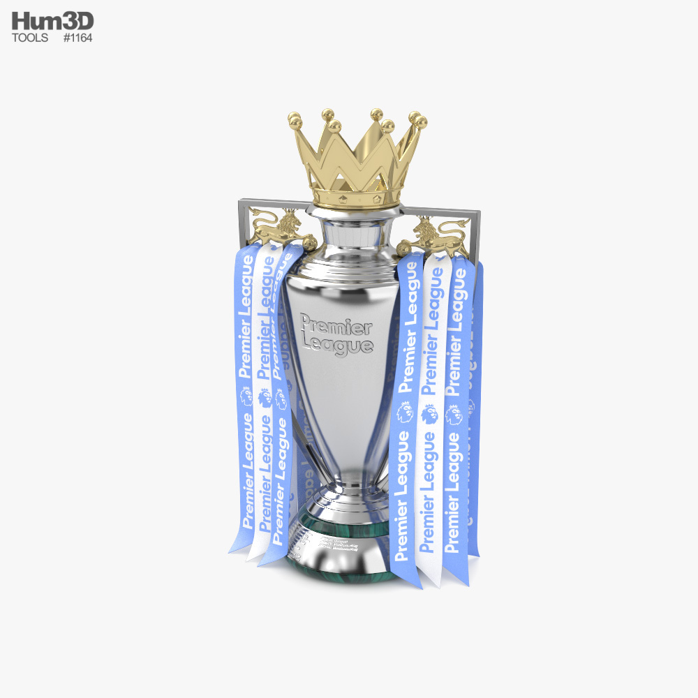 Premier League Trophy 3D model