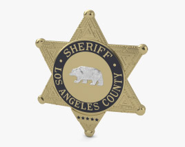 Los Angeles County Sheriff Badge 3D model