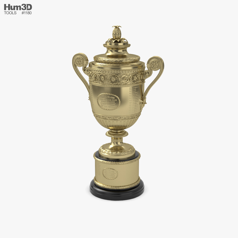 Trophée de l'homme de Wimbledon Modèle 3D