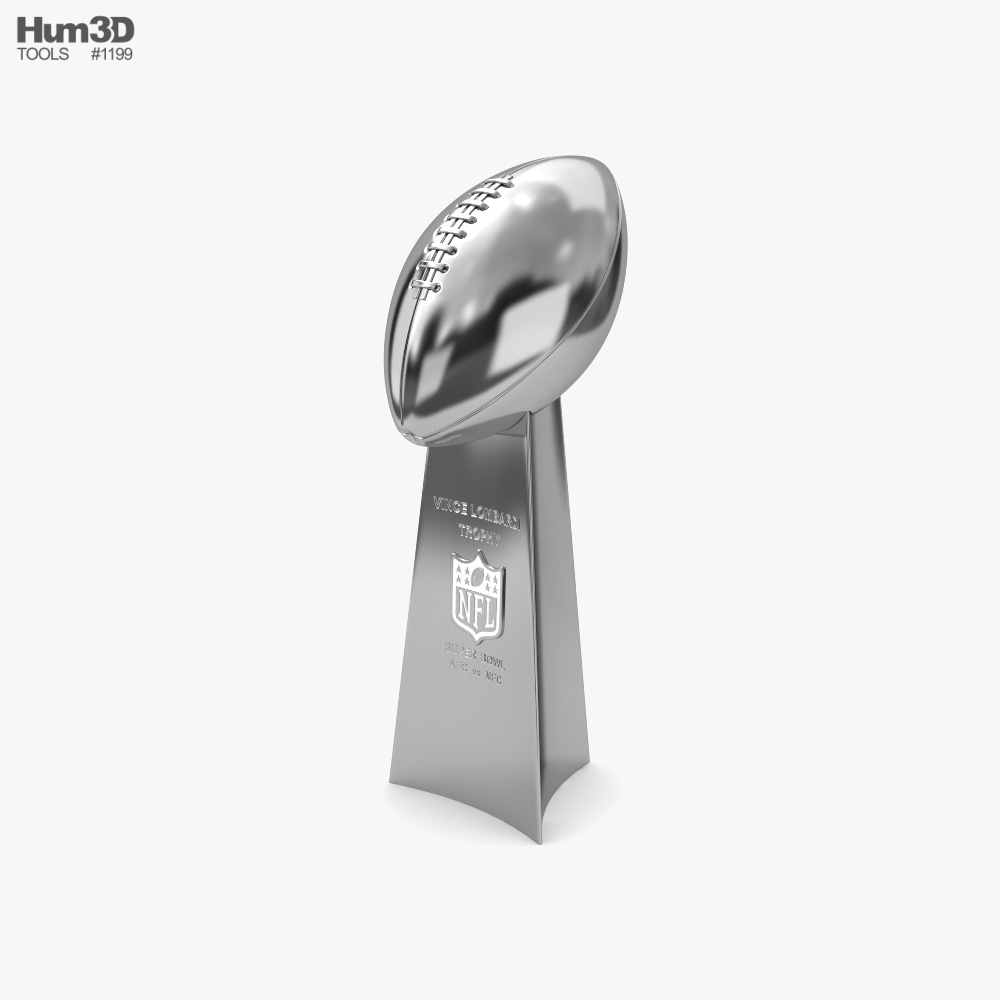 NFL Lombardi Trophy 3D-Modell