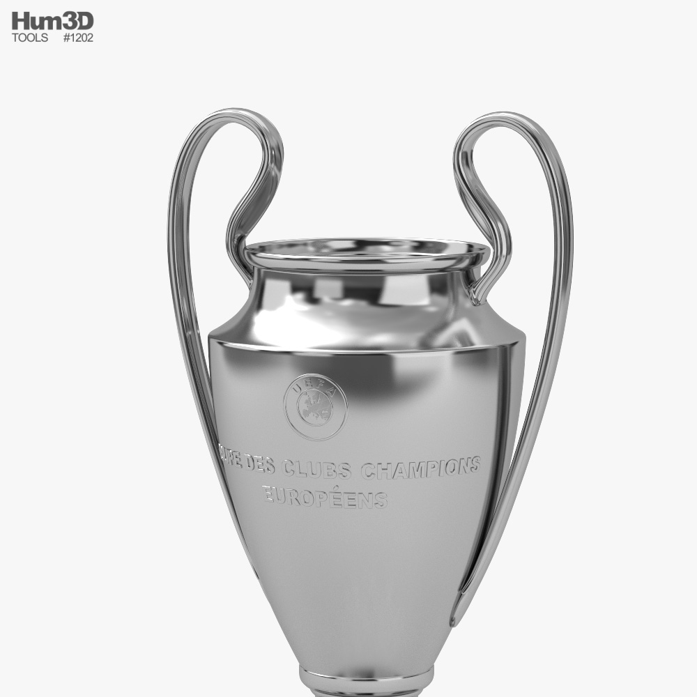 UEFA Champions League Trophy 3D model Life and Leisure on Hum3D