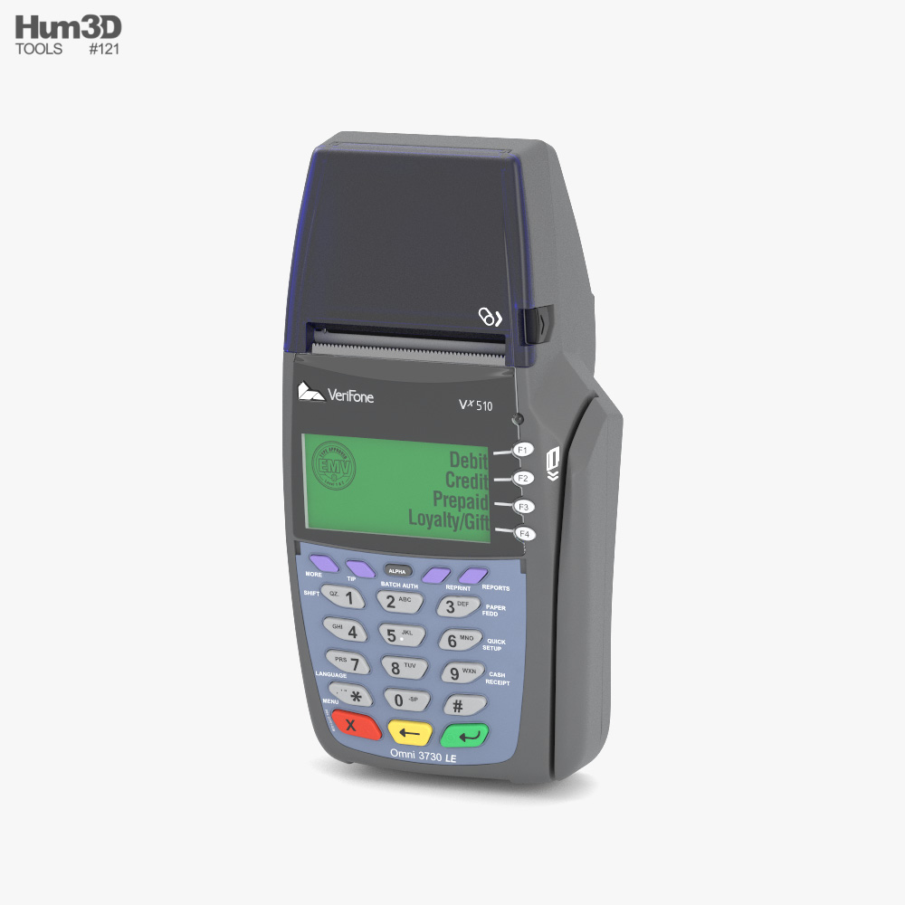 Terminal de tarjeta de crédito Modelo 3D