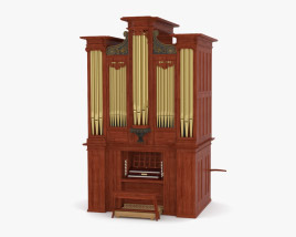 Órgão da igreja Modelo 3d