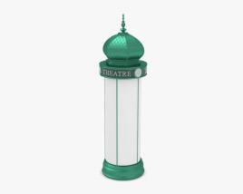 Colonne Morris Modèle 3D