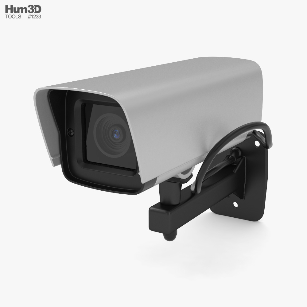 Caméra de vidéosurveillance Modèle 3D