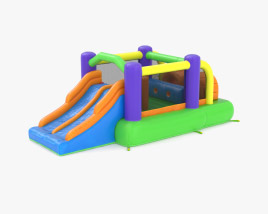 Kids Sliding Jump Bouncer 3D model