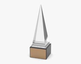 American Music Award Trophy Modello 3D