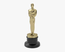 Academy Awards Oscar Statuette 3D 모델 