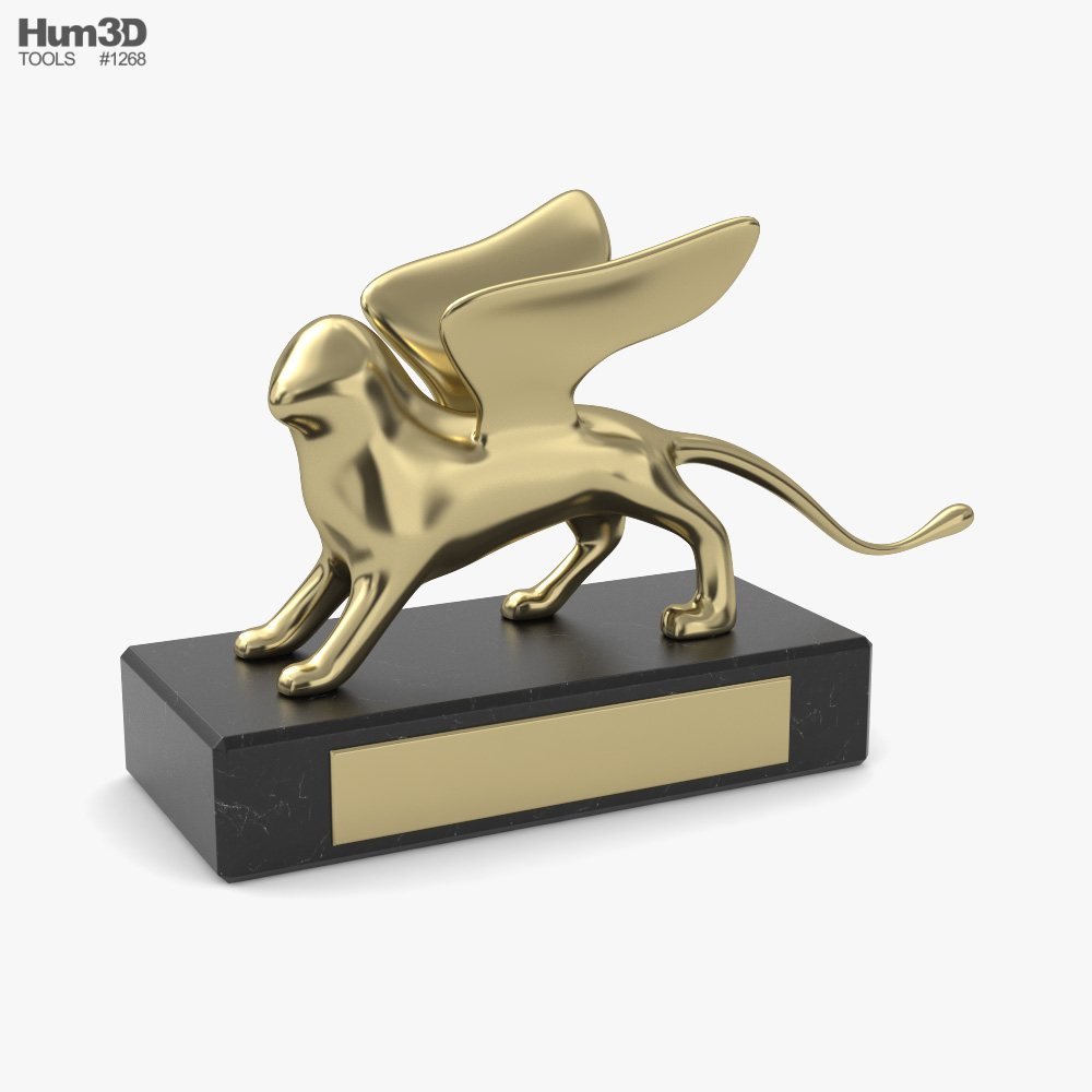 Golden Lion Award Trophy 3D модель - Хобі та Побут на Hum3D