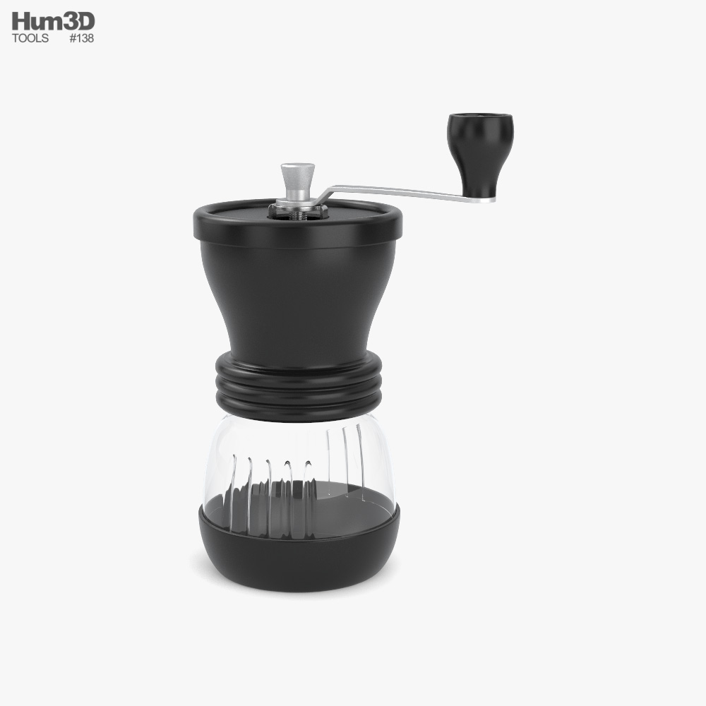 Hario Skerton Kaffeemühle aus Keramik 3D-Modell