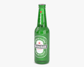 Heineken ビール ボトル 3Dモデル