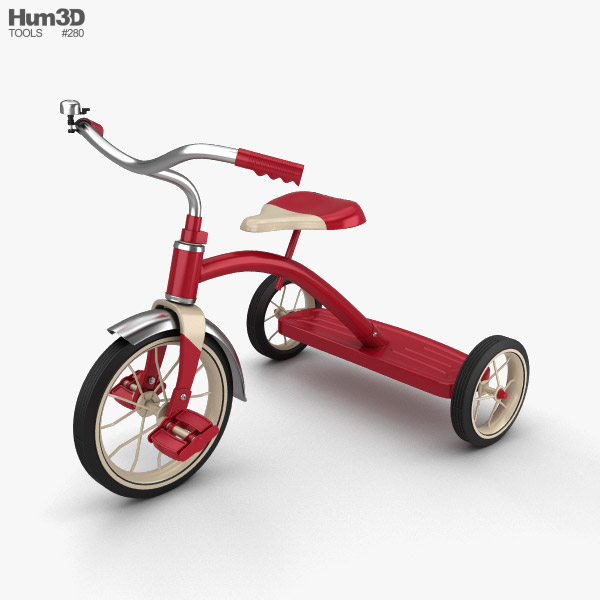 Tricycle Modèle 3D