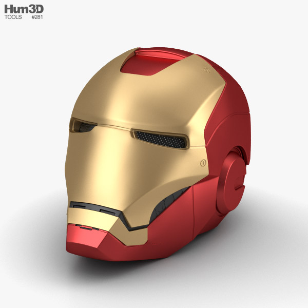 Iron Man Helm 3D-Modell