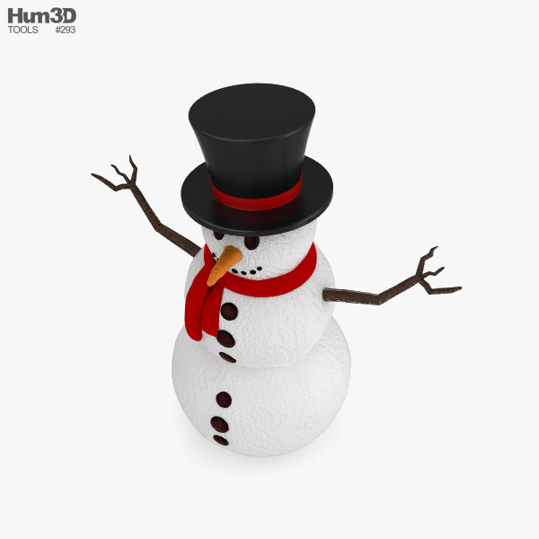 Snowman 3D model