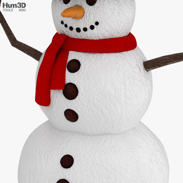 Snowman 3D model
