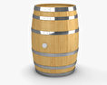 Wooden Barrel 3d model