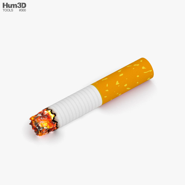 Cigarettes 3D model - Life and Leisure on Hum3D