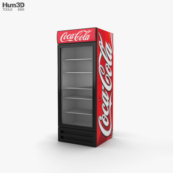 Réfrigérateur Coca Cola Modèle 3D