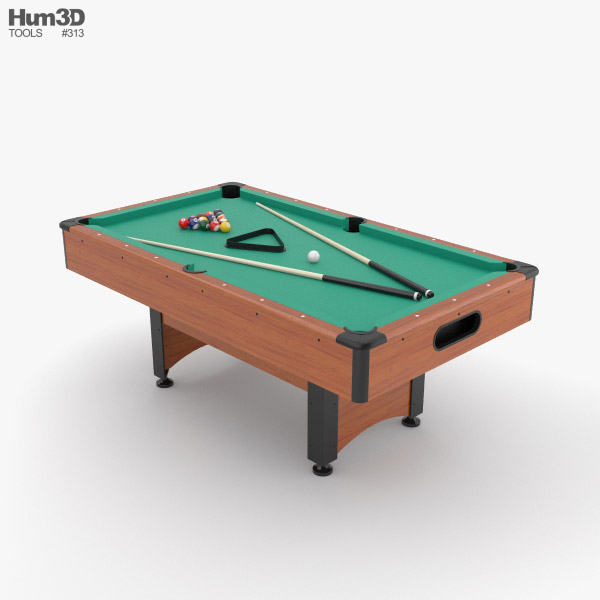 台球桌 3D模型