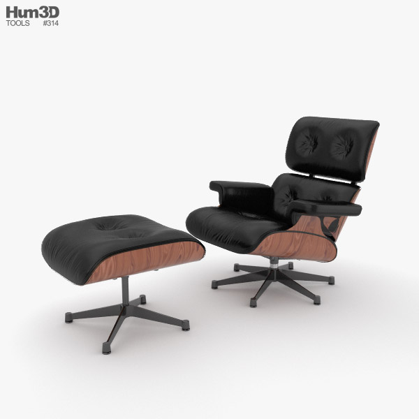Eames Chaise longue Modèle 3D
