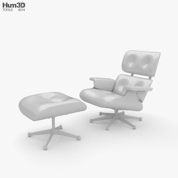 Eames Lounge chair 3D Muebles on Hum3D