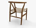 Wishbone Sedia Modello 3D