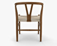 Wishbone Sedia Modello 3D