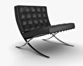 Barcelona 扶手椅 3D模型