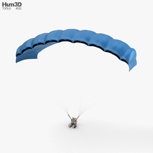 Parachute 3D model