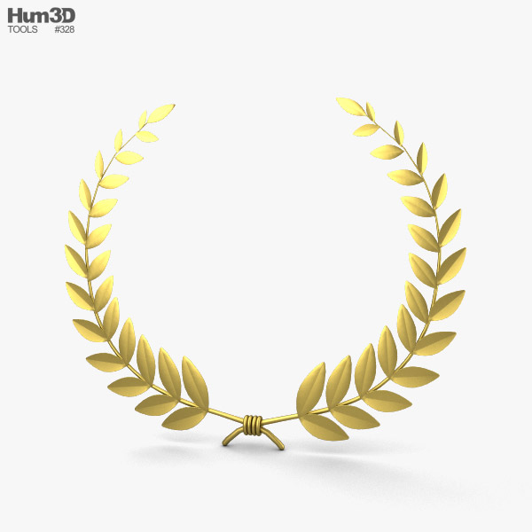 Laurel Wreath 3D model