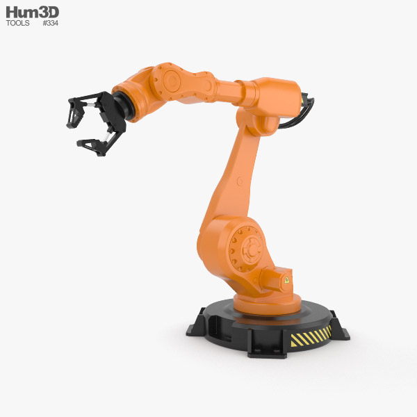 Brazo robótico industrial Modelo 3D