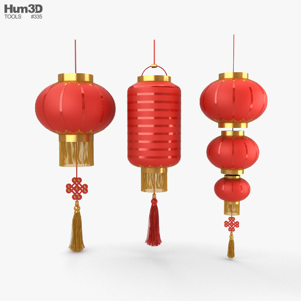 Китайський ліхтарик 3D модель