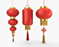 Chinesische Lampe 3D-Modell