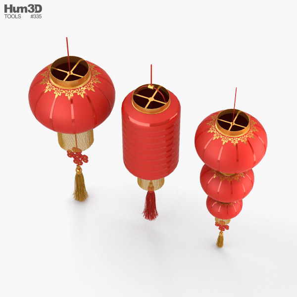 Download Chinese Lantern 3d Model Furniture On Hum3d