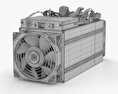 Antminer Cryptocurrency Mining Hardware 3d model