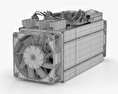 Antminer Cryptocurrency Mining Hardware 3d model